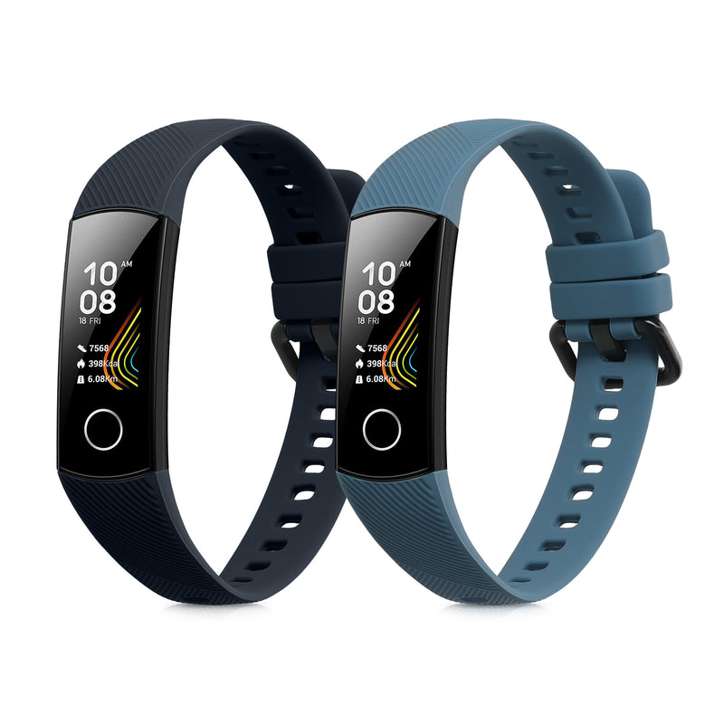 kwmobile Watch Strap for HONOR Band 5 / Band 4 Wristband Fitness Tracker Band Set Replacement Strap Smartwatch