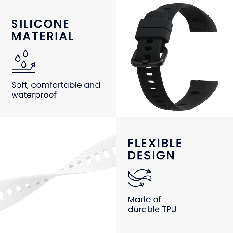 kwmobile Watch Strap for HONOR Band 5 / Band 4 Wristband Fitness Tracker Band Set Replacement Strap Smartwatch