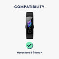 kwmobile Watch Strap for HONOR Band 5 / Band 4 Wristband Fitness Tracker Band Set Replacement Strap Smartwatch