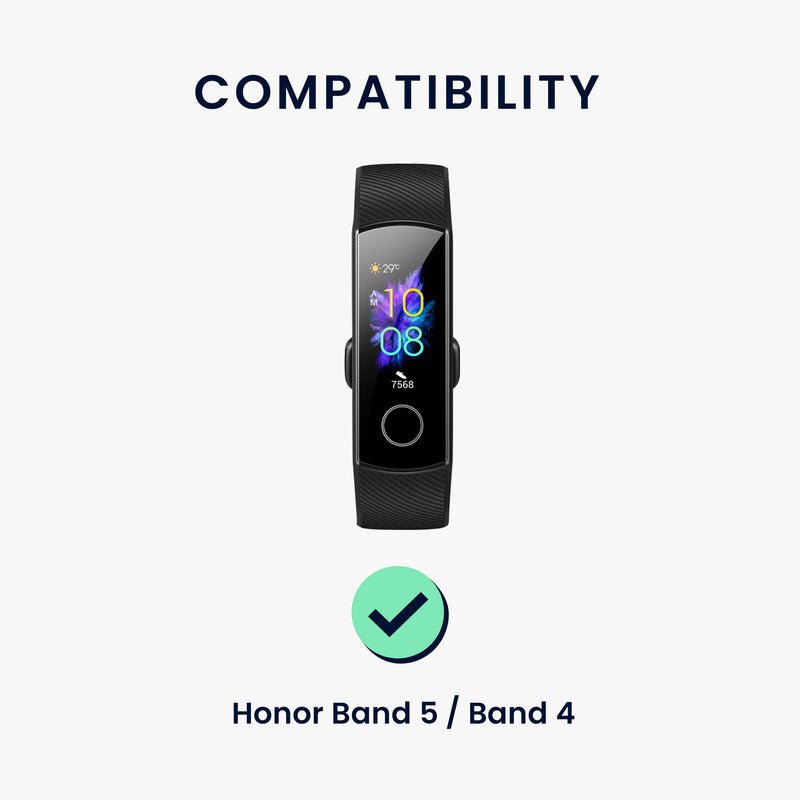 kwmobile Watch Strap for HONOR Band 5 / Band 4 Wristband Fitness Tracker Band Set Replacement Strap Smartwatch