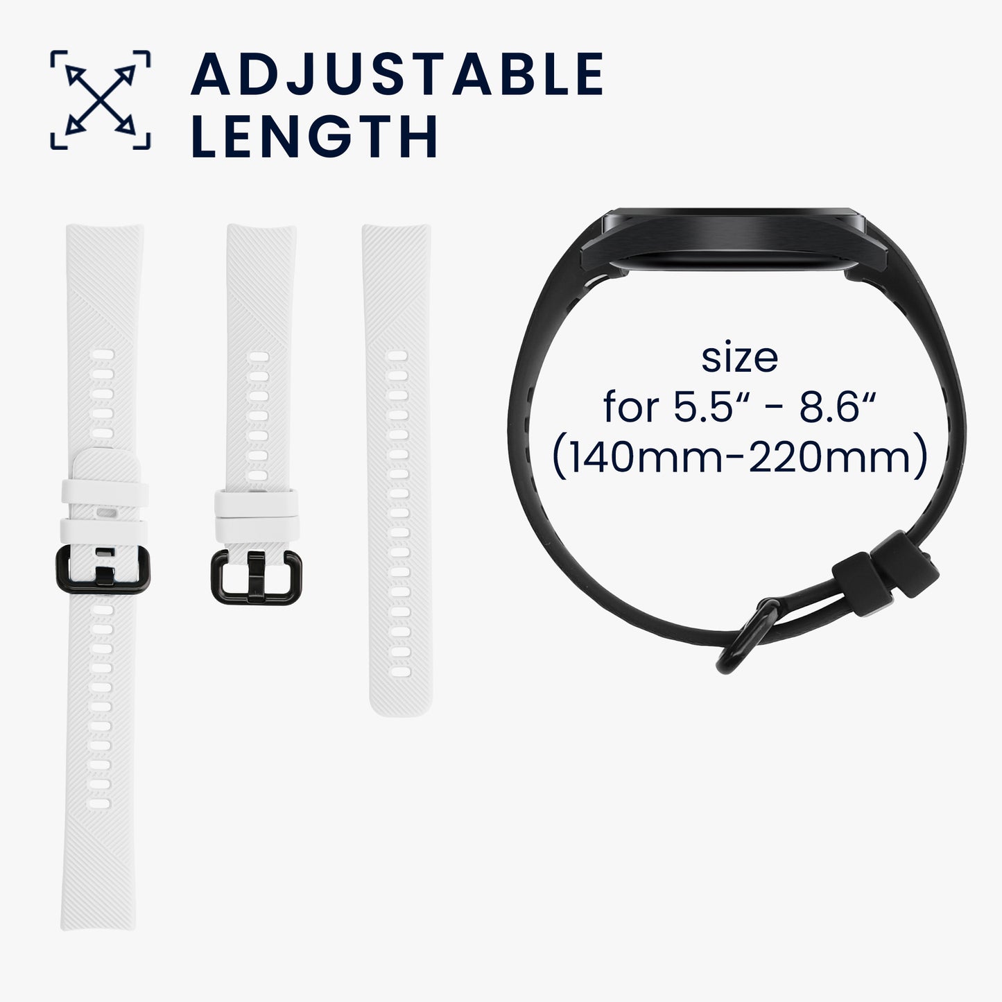 kwmobile Watch Strap for HONOR Band 5 / Band 4 Wristband Fitness Tracker Band Set Replacement Strap Smartwatch