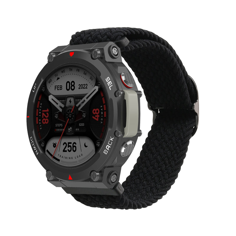 kwmobile Strap compatible with Huami Amazfit T-Rex 2 Fitness Tracker Sports Strap Band Inner Dimensions from 14 - 22 cm