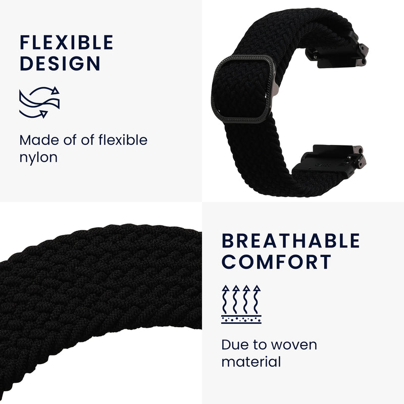 kwmobile Strap compatible with Huami Amazfit T-Rex 2 Fitness Tracker Sports Strap Band Inner Dimensions from 14 - 22 cm