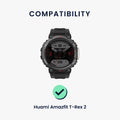 kwmobile Strap compatible with Huami Amazfit T-Rex 2 Fitness Tracker Sports Strap Band Inner Dimensions from 14 - 22 cm