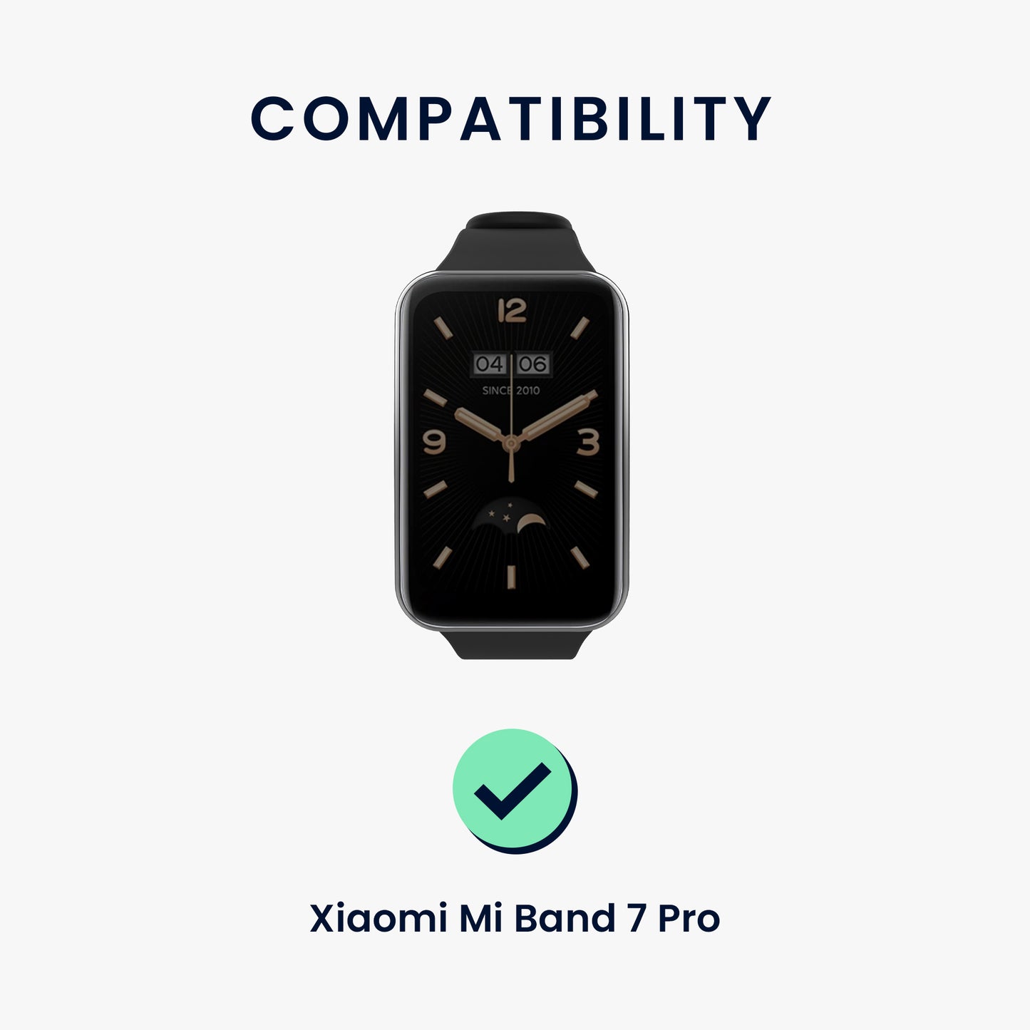 kwmobile Watch Strap for Xiaomi Mi Band 7 Pro Band Fitness Tracker Band Set Replacement Strap Smartwatch