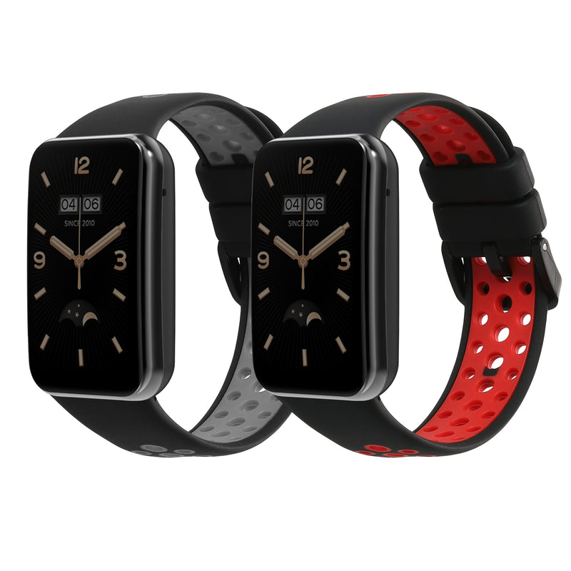 kwmobile Watch Strap for Xiaomi Mi Band 7 Pro Band Fitness Tracker Band Set Replacement Strap Smartwatch