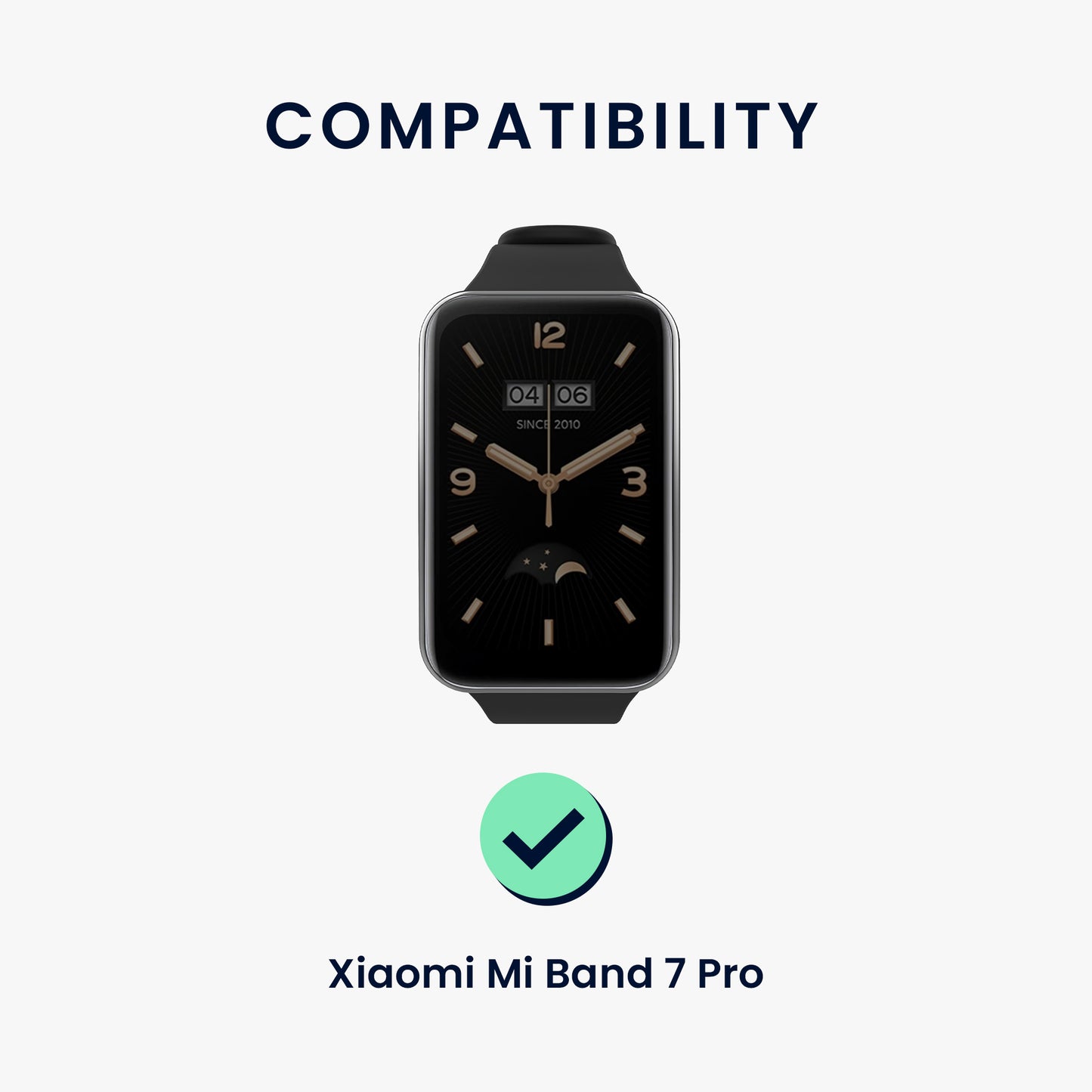 kwmobile Watch Strap for Xiaomi Mi Band 7 Pro Band Fitness Tracker Band Set Replacement Strap Smartwatch