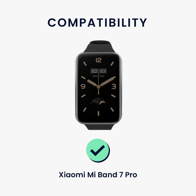 kwmobile Watch Strap for Xiaomi Mi Band 7 Pro Band Fitness Tracker Band Set Replacement Strap Smartwatch