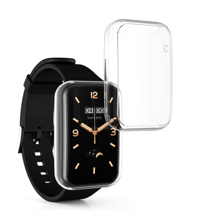 kwmobile Protective Case for Xiaomi Mi Band 7 Pro Full Body Display Cover Set