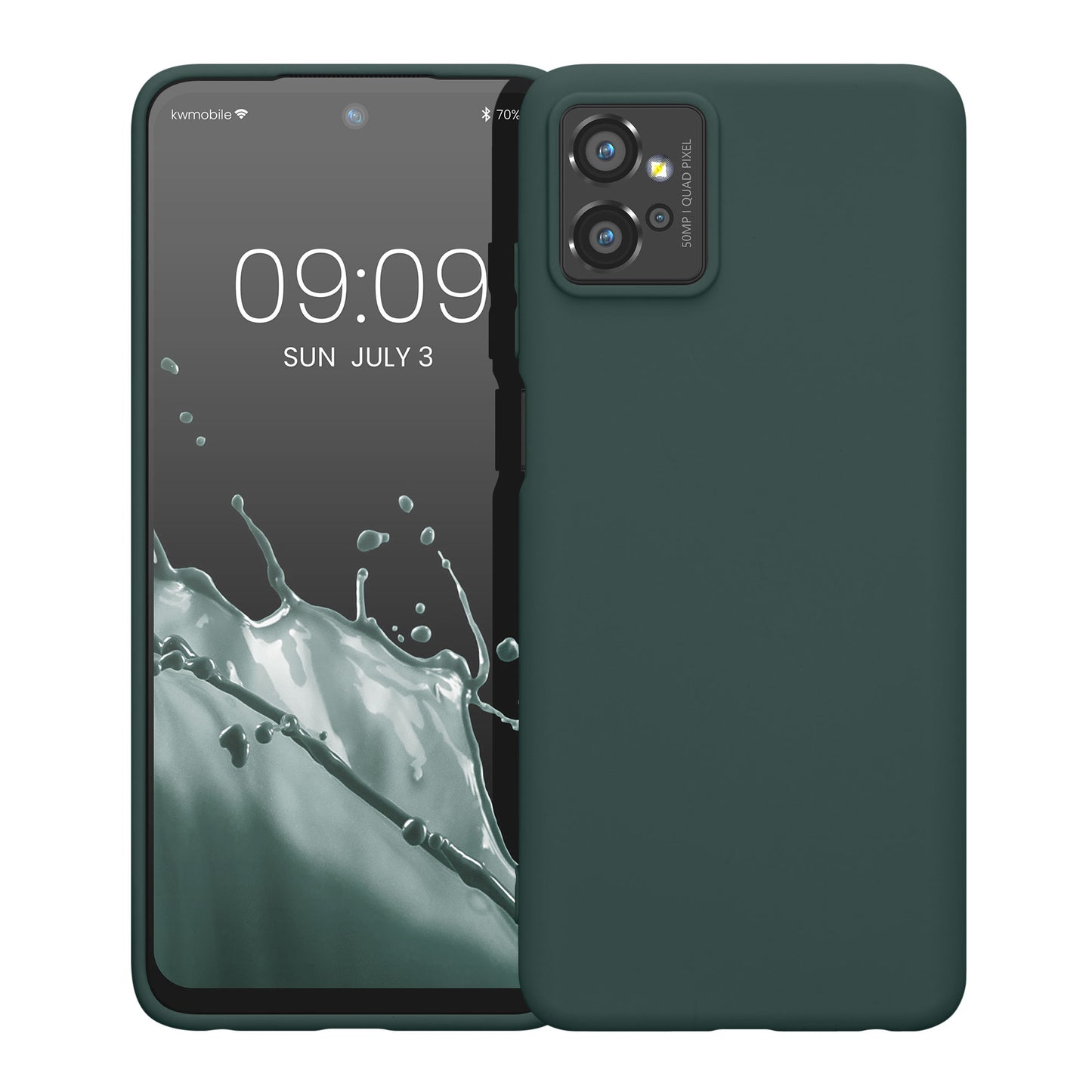 kwmobile Phone Case for Motorola Moto G32 - Wireless Charging - Protective Cover