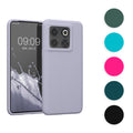 kwmobile Hülle kompatibel mit OnePlus 10T 5G Hülle - Silikon Handy Case - Handyhülle weiche Oberfläche - kabelloses Laden - Tannengrün Tannengrün  