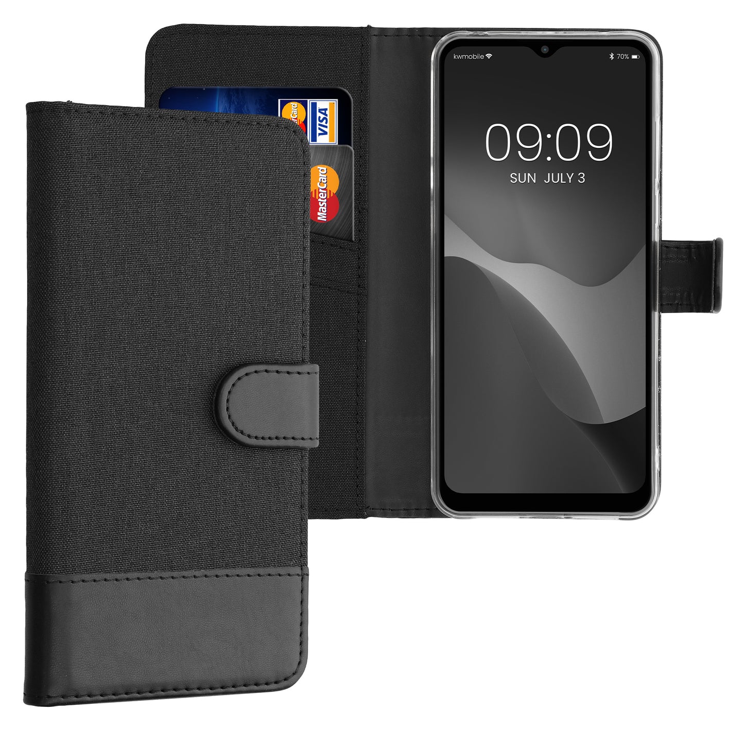 PU Leather Case compatible with TCL 30 E / 30 SE
