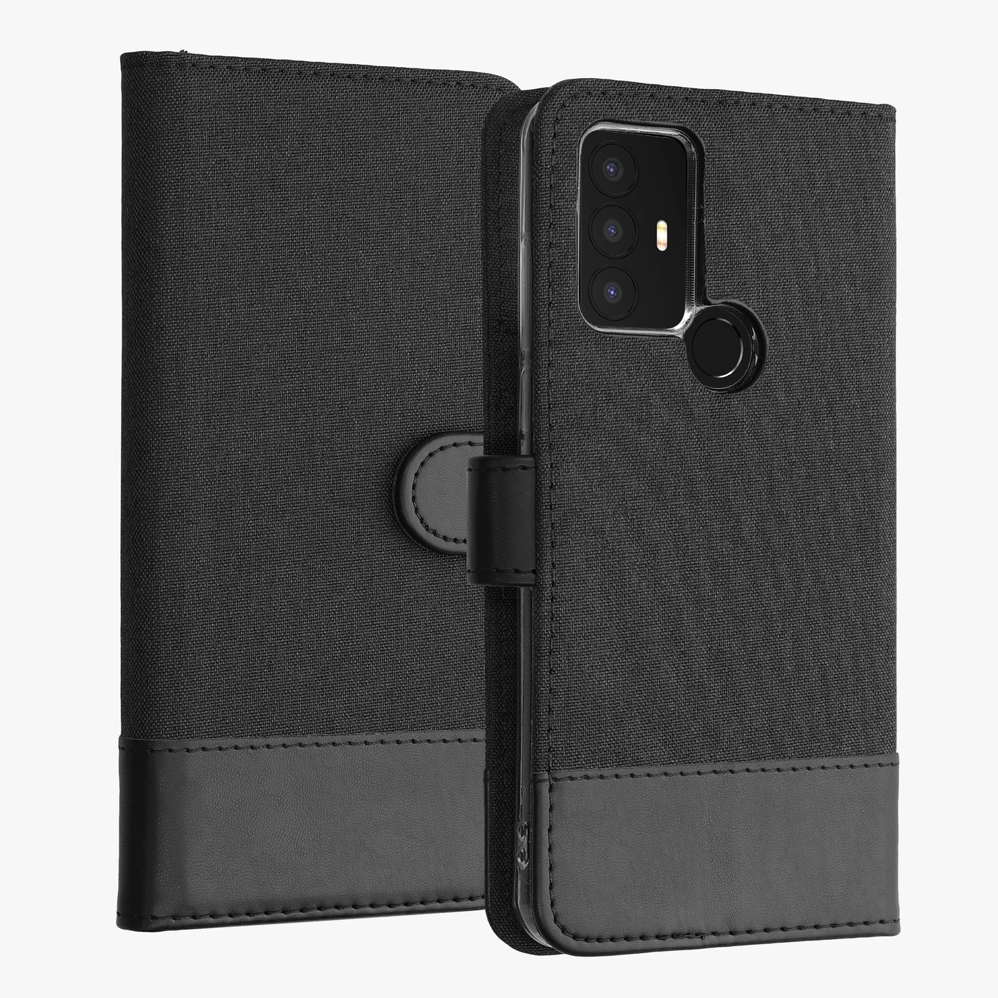 PU Leather Case compatible with TCL 30 E / 30 SE