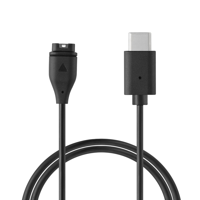 kwmobile USB Cable Charger compatible with Garmin Instinct 2 Solar / Instinct 2 / 2X / 2S / Crossover / Tide Charging Cable Smartwatch Replacement Cable Fitness Tracker Charging Cable
