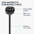 kwmobile USB Cable Charger compatible with Garmin Instinct 2 Solar / Instinct 2 / 2X / 2S / Crossover / Tide Charging Cable Smartwatch Replacement Cable Fitness Tracker Charging Cable