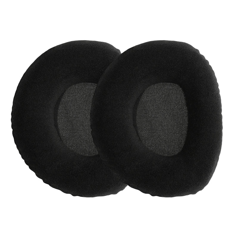 kwmobile 2x Velours Ohr Polster für Sennheiser RS160 / RS170 / RS180 Ohrpolster - Ersatz Ohrpolster - Kopfhörer Ersatzteile - Kopfhörer Ersatzpolster für Over Ear Headphones Schwarz  