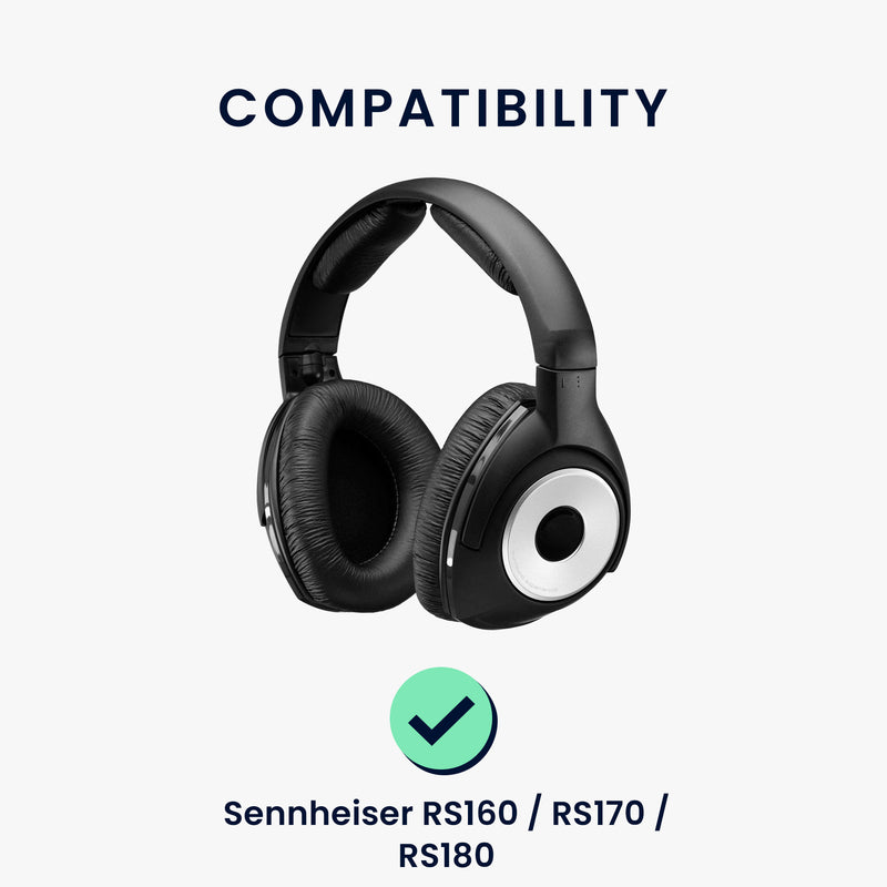 2x Velour Earpads for Sennheiser RS160 / RS170 / RS180