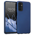 kwmobile Phone Case for Samsung Galaxy M13 Case - Silicone Case Metallic Shimmer - Protective Cover