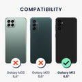 kwmobile Phone Case for Samsung Galaxy M13 Case - Silicone Case Metallic Shimmer - Protective Cover