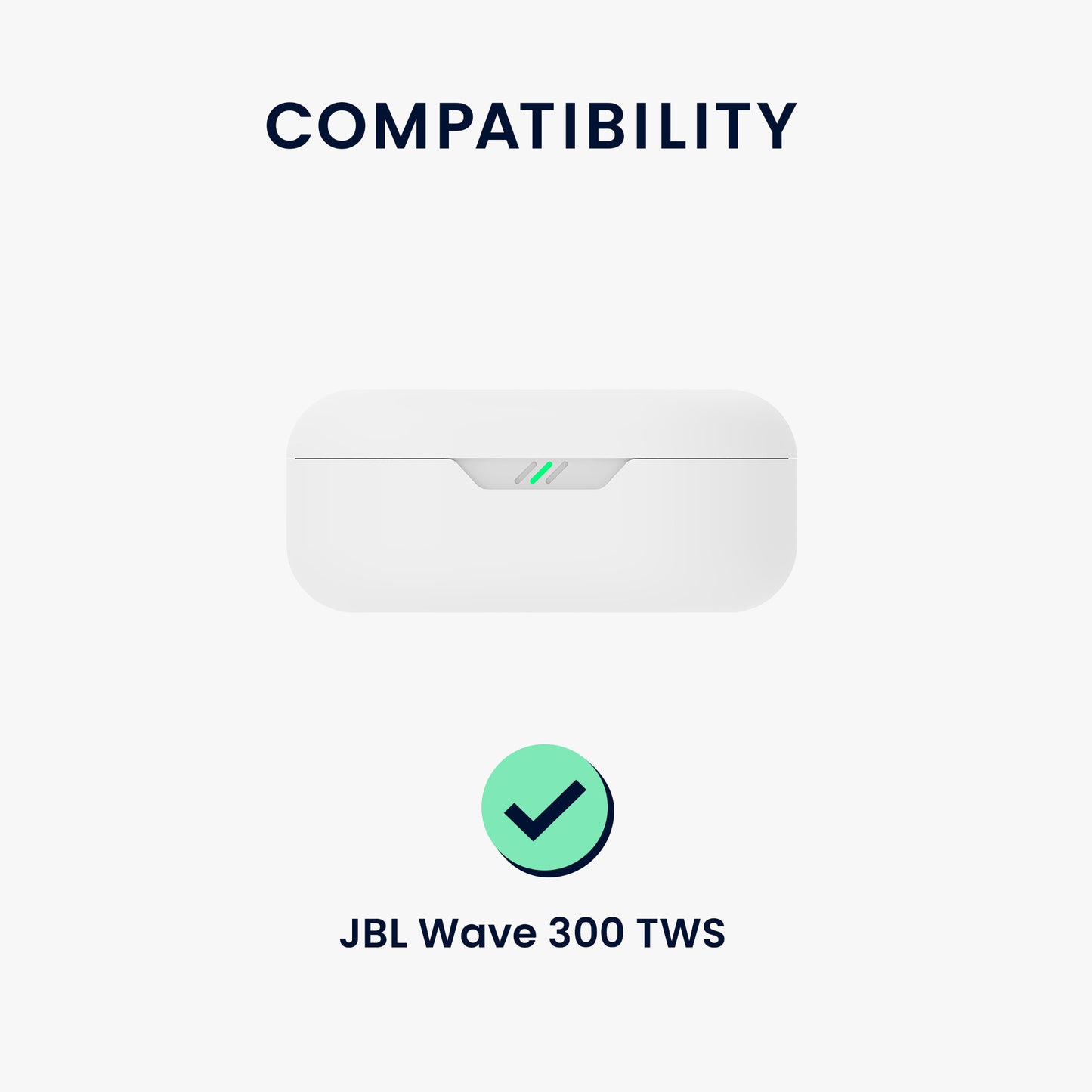 Silicone Case for JBL Wave 300 TWS Don't touch my Headphones