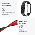 kwmobile Watch Strap for Xiaomi Mi Smart Band 6 / Mi Band 6 / Band 5 Strap Fitness Tracker Band Set Replacement Strap Smartwatch