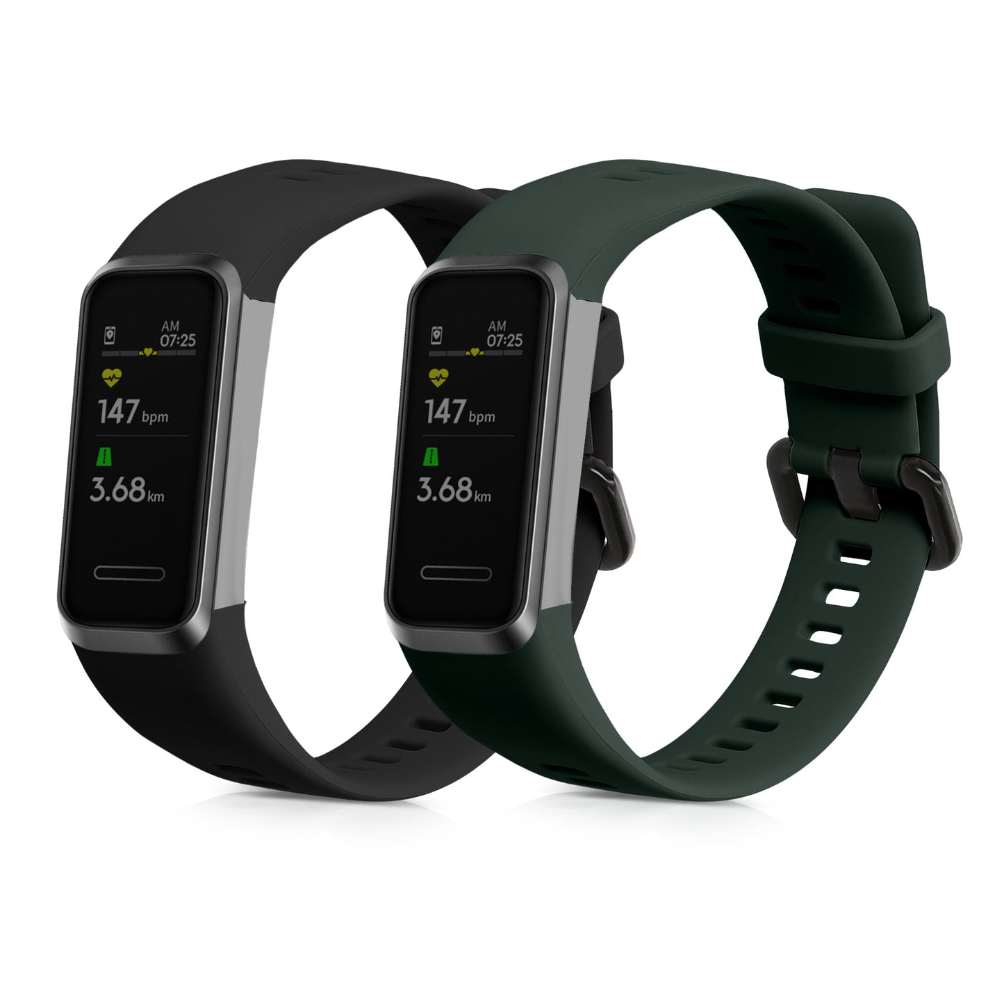 kwmobile Watch Strap for Huawei Band 4 Bracelet Fitness Tracker Band Set Replacement Strap Smartwatch