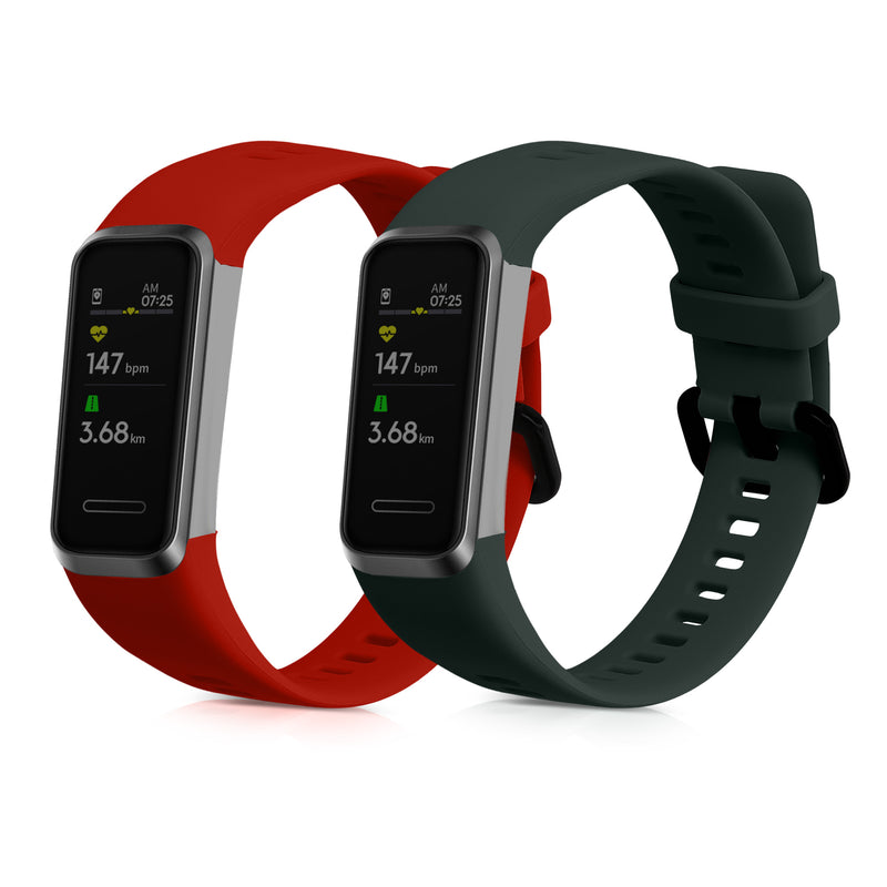kwmobile Watch Strap for Huawei Band 4 Bracelet Fitness Tracker Band Set Replacement Strap Smartwatch
