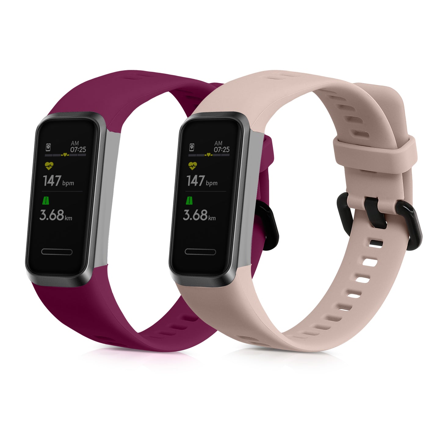 kwmobile Watch Strap for Huawei Band 4 Bracelet Fitness Tracker Band Set Replacement Strap Smartwatch