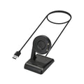 kwmobile USB Charger compatible with Ticwatch Pro 5 / Pro 3 / Pro 3 Lite / E3 - USB Cable Charger Stand - Smart Watch Charging Station - Docking Station - Charging Cable with Stand Function
