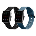 kwmobile Watch Strap for Huami Amazfit GTR Mini / GTS 4 Mini / GTS 3 / Amazfit Active 2 / Active Edge Strap Fitness Tracker Band Set Replacement Strap Smartwatch