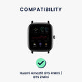 kwmobile Watch Strap for Huami Amazfit GTR Mini / GTS 4 Mini / GTS 3 / Amazfit Active 2 / Active Edge Strap Fitness Tracker Band Set Replacement Strap Smartwatch