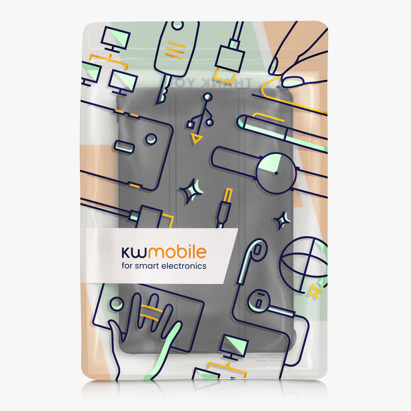 kwmobile Case Compatible with Xiaomi Pad 6 Smart Cover Tablet Case Protective Stand