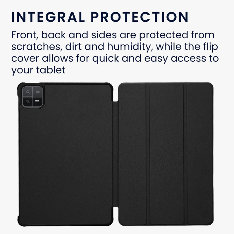 kwmobile Case Compatible with Xiaomi Pad 6 Smart Cover Tablet Case Protective Stand