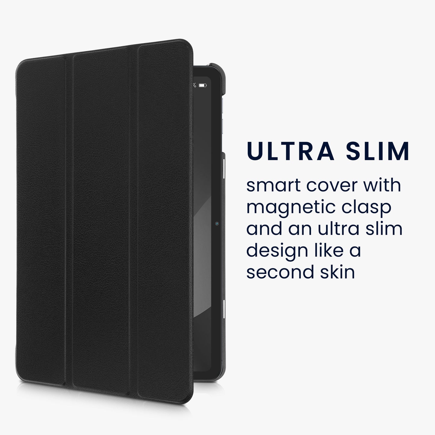 kwmobile Case Compatible with Oppo Pad Air - Smart Cover Tablet Case - Stand