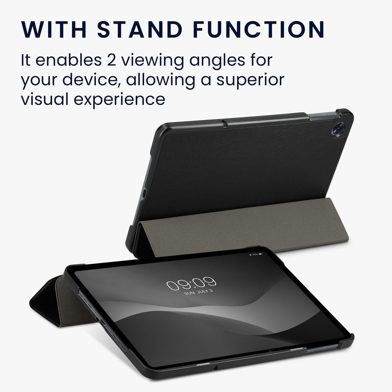 kwmobile Case Compatible with Oppo Pad Air - Smart Cover Tablet Case - Stand
