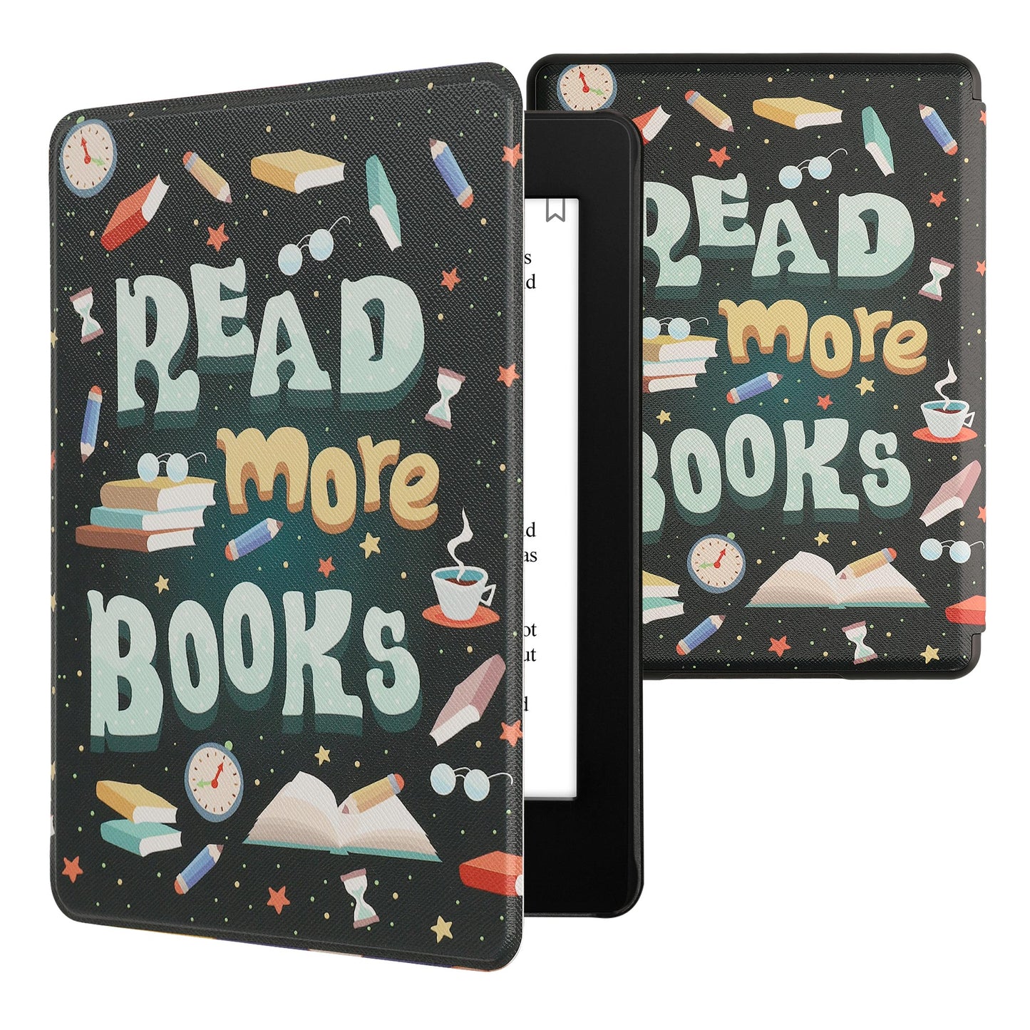 kwmobile Folding Case compatible with Amazon Kindle Paperwhite 11th Generation 2021 Case Flip Case with Magnetic Closure