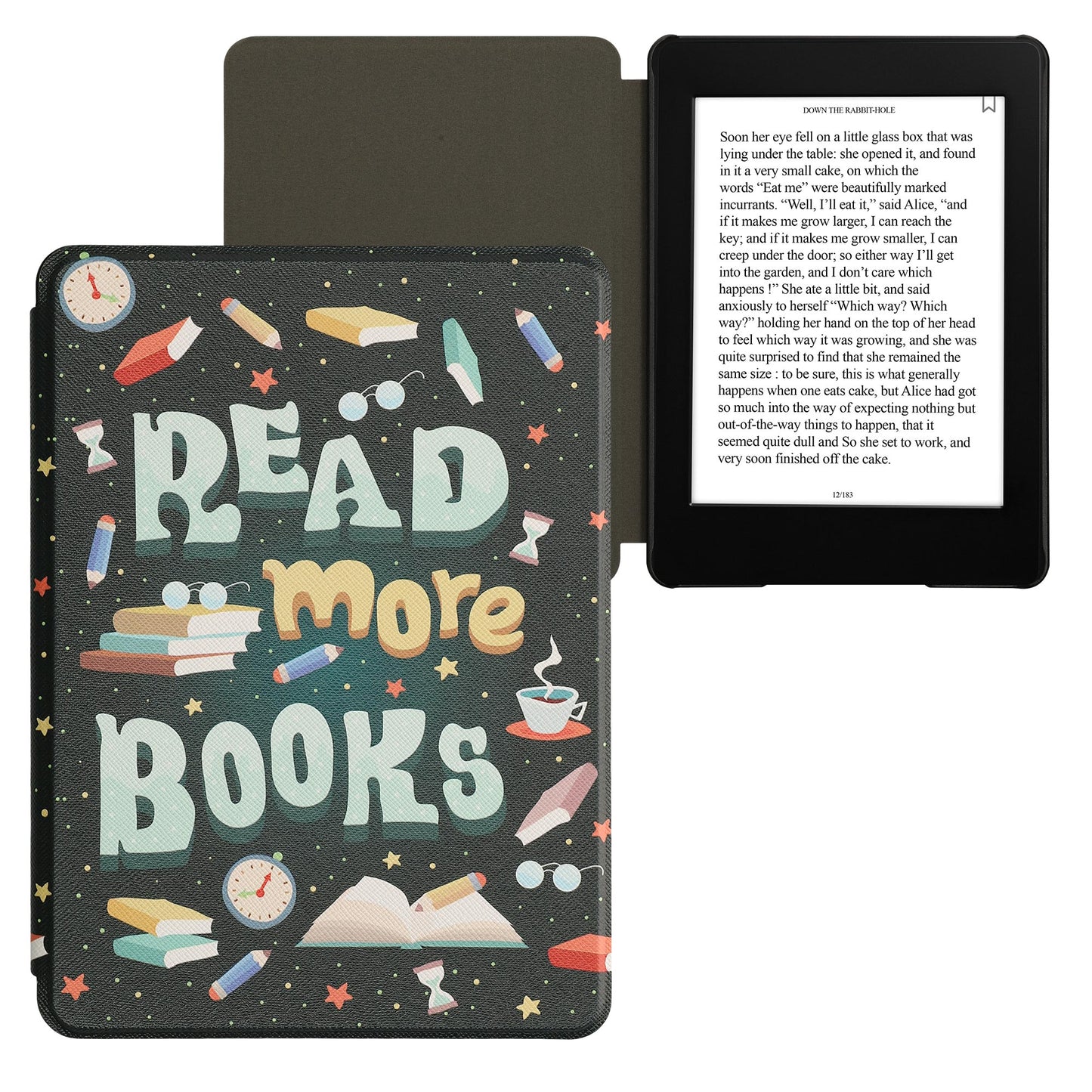 kwmobile Folding Case compatible with Amazon Kindle Paperwhite 11th Generation 2021 Case Flip Case with Magnetic Closure