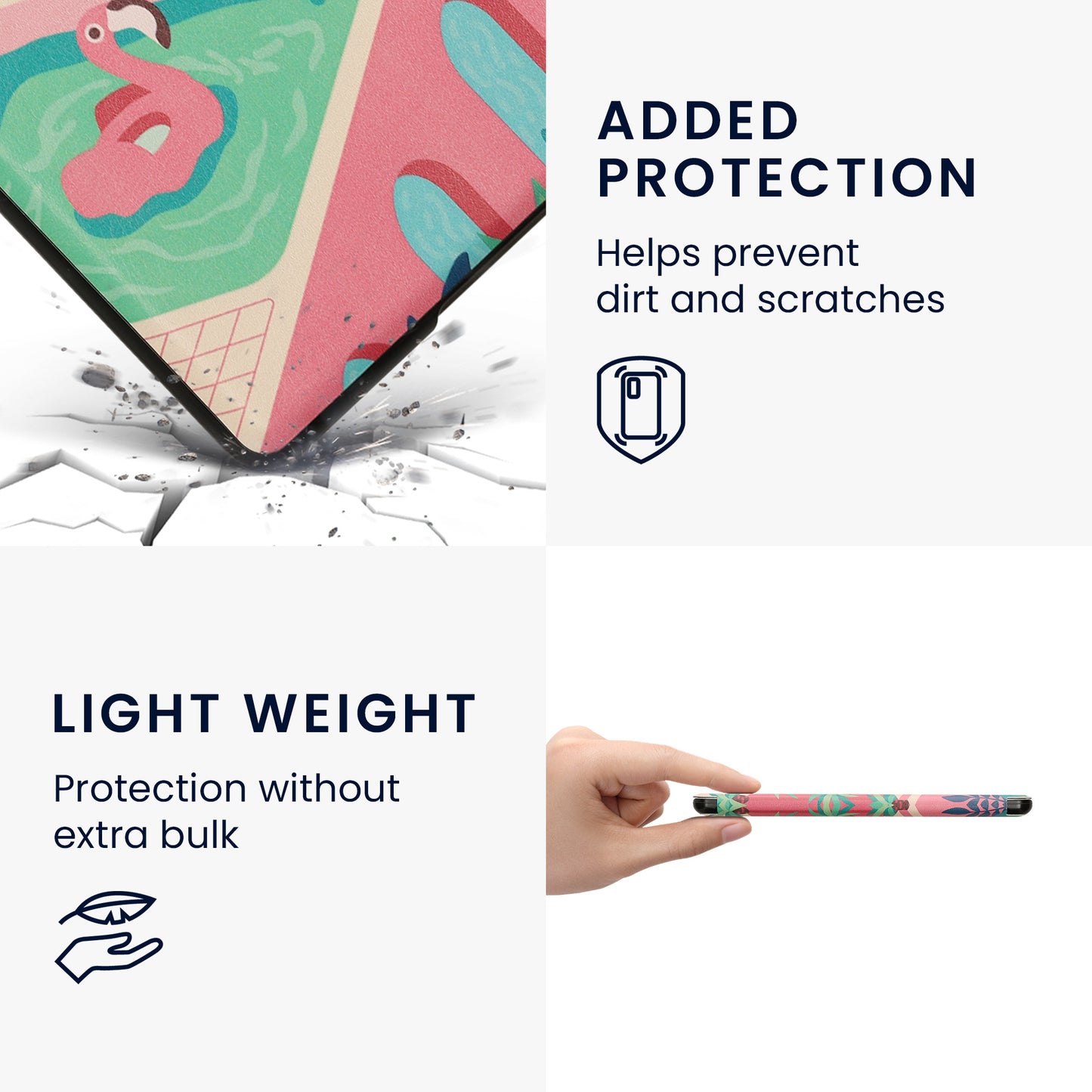 kwmobile Folding Case compatible with Amazon Kindle Paperwhite 11th Generation 2021 Case Flip Case with Magnetic Closure