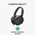 kwmobile Ear Pads for Sennheiser HD400S / HD450SE / HD458BT Earpads Replacement Ear Pads Headphone Spare Parts Headphone Replacement Pads for Over Ear Headphones