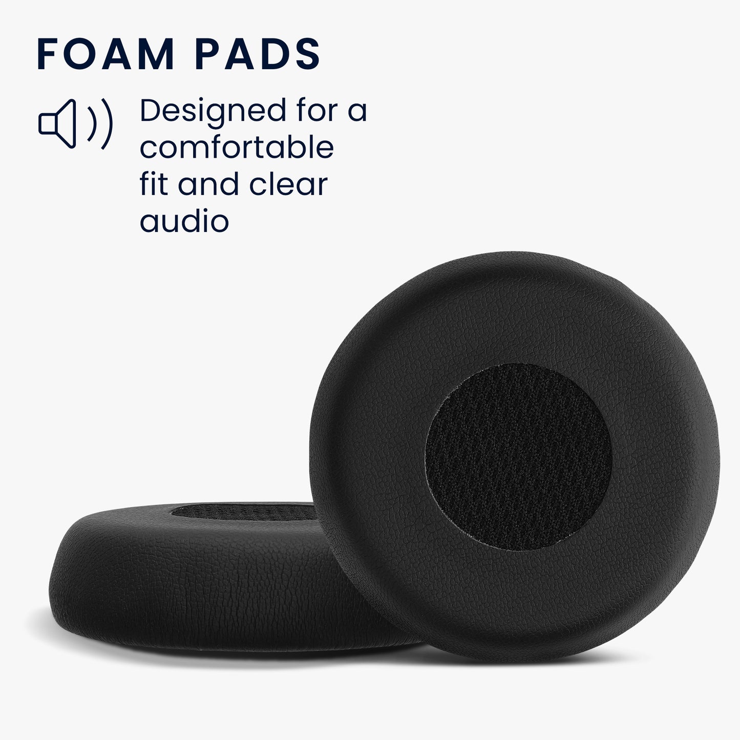 kwmobile Ear Pads for Jabra Evolve 2 75 Ear Cushions Replacement Headphone Spare Parts Over Ear Headphones
