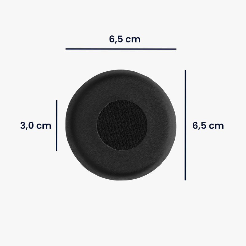 kwmobile Ear Pads for Jabra Evolve 2 75 Ear Cushions Replacement Headphone Spare Parts Over Ear Headphones