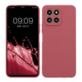 kwmobile Handyhülle kompatibel mit Honor X8 5G / X6 / 70 Lite 5G Hülle - Handy Case aus weichem Silikon in Dark Rose Dark Rose  