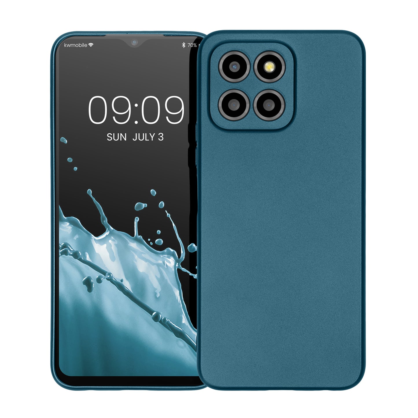 kwmobile Phone Case for HONOR X8 5G / X6 / 70 Lite 5G - Soft Silicone Case - Protective Cover