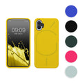 kwmobile Hülle kompatibel mit Nothing Phone (1) Hülle - Silikon Handy Case - Handyhülle weiche Oberfläche - kabelloses Laden - Stone Dust Stone Dust  