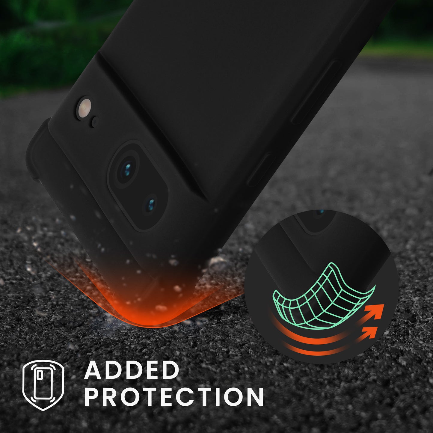 kwmobile Necklace Case compatible with Google Pixel 7 Case - Cover with Lanyard - Silicone Protective Cover