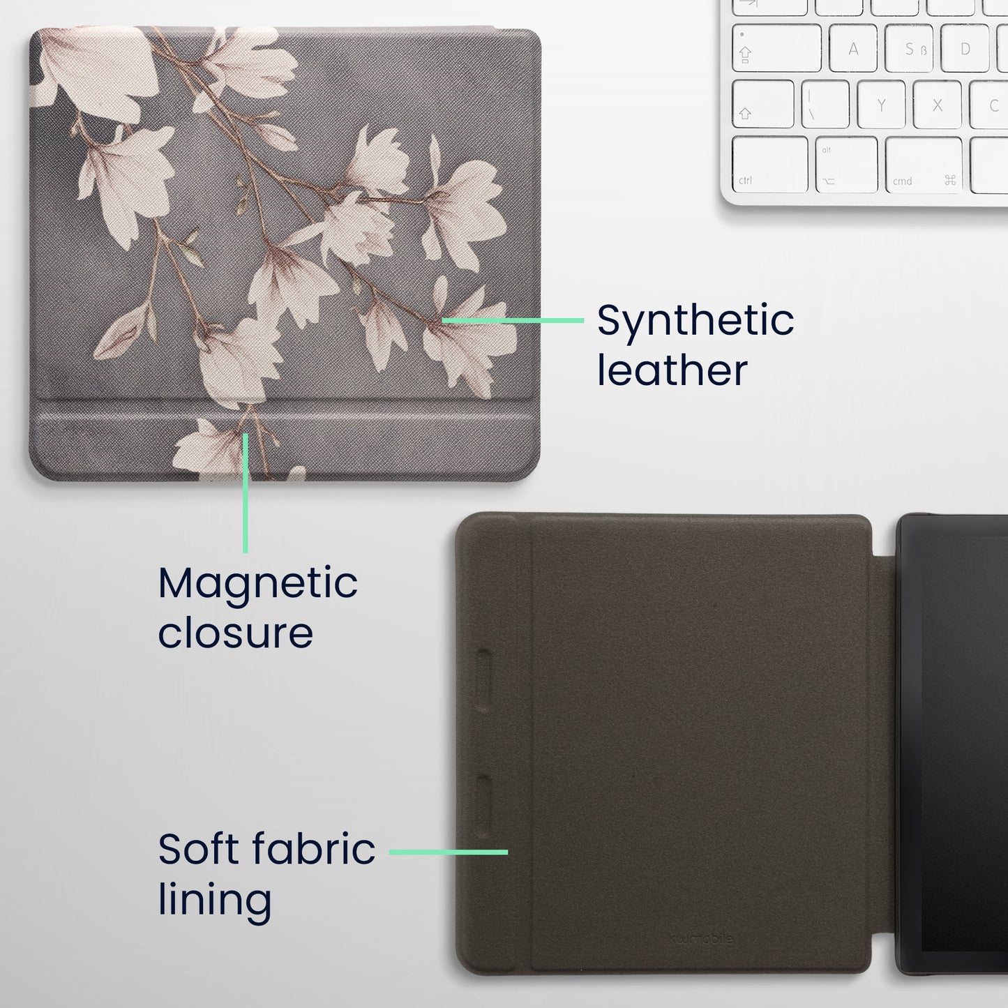 Faux Leather Case compatible with Tolino Epos 3