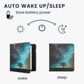 kwmobile Protective Case for Tolino Epos 3 Cover - eReader Flip Case with Hand Strap and Auto Sleep Function