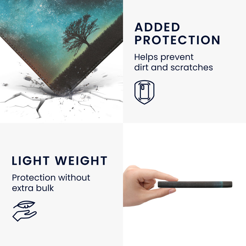 kwmobile Protective Case for Tolino Epos 3 Cover - eReader Flip Case with Hand Strap and Auto Sleep Function