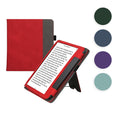 kwmobile Hülle kompatibel mit Tolino Epos 3 Hülle - Flip Case mit Handschlaufe - Kunstleder Cover - Mintgrün Dunkelgrau Mintgrün  