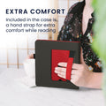 kwmobile Case Compatible with Tolino Epos 3 Case Flip Case with Hand Strap Cover